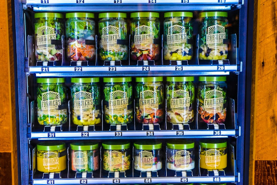 Las vending machines que te ayudarán a no romper la dieta
