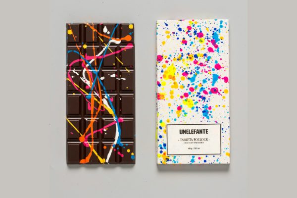 UNELEFANTE: regala arte en una barra de chocolate