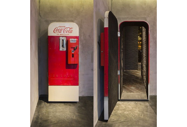 Conoce Flask and The Press, el bar escondido en una máquina de Coca-Cola