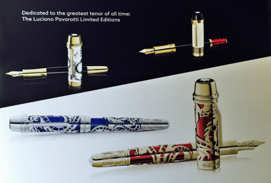 Montblanc rinde tributo a Luciano Pavarotti