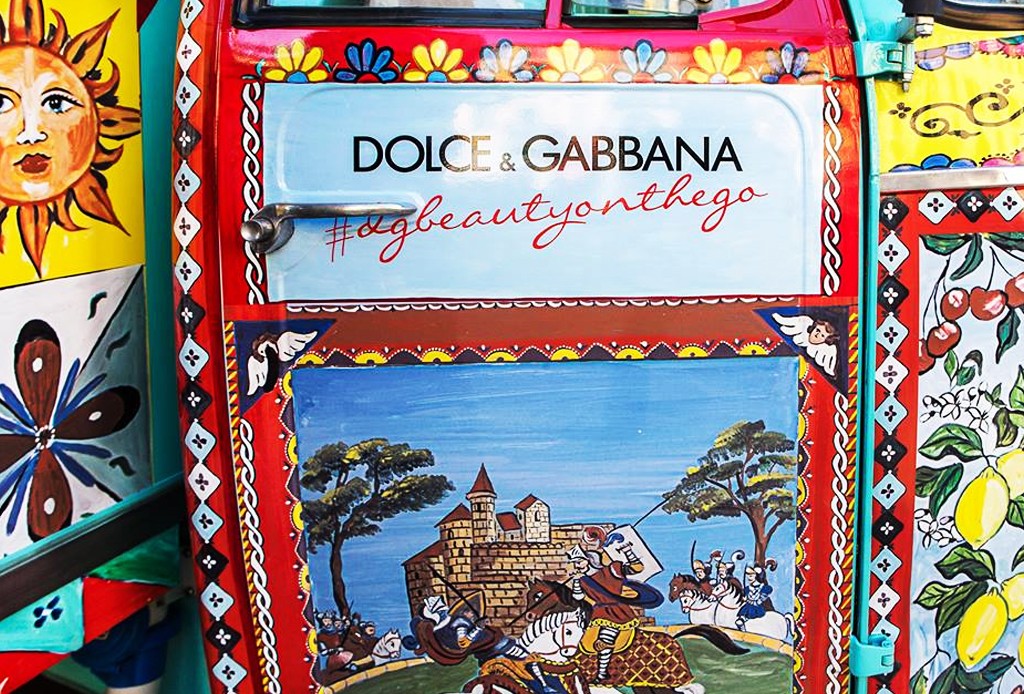 El make up de Dolce & Gabbana recorre las calles de Milán - dolce-gabbana-rickshaw-5-1024x694