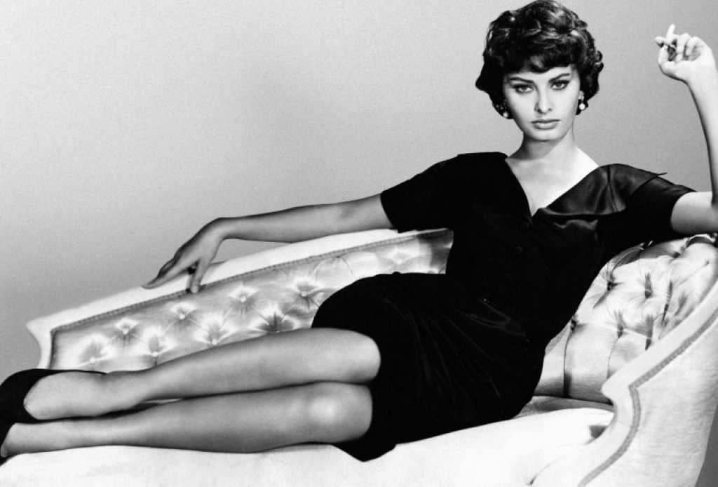 La elegancia de Sophia Loren hecha pluma