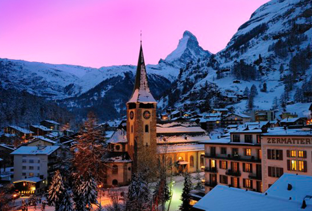 9 destinos para esquiar que vale la pena visitar por lo menos una vez en la vida - zermatt-suiza