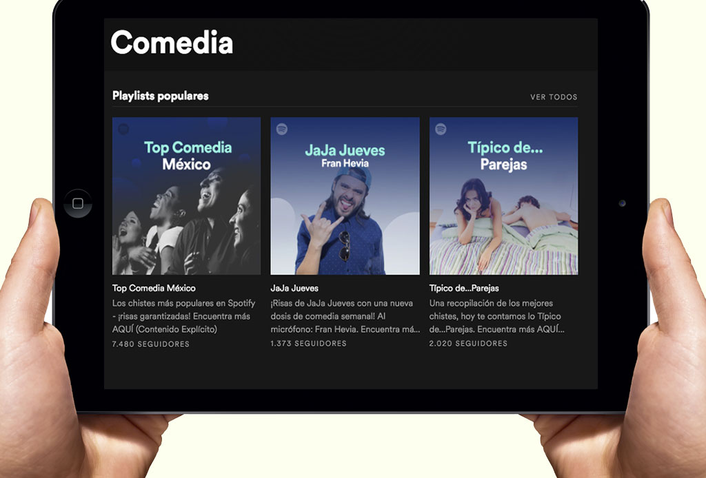 Si te gusta la comedia, Spotify tiene un canal hecho para ti