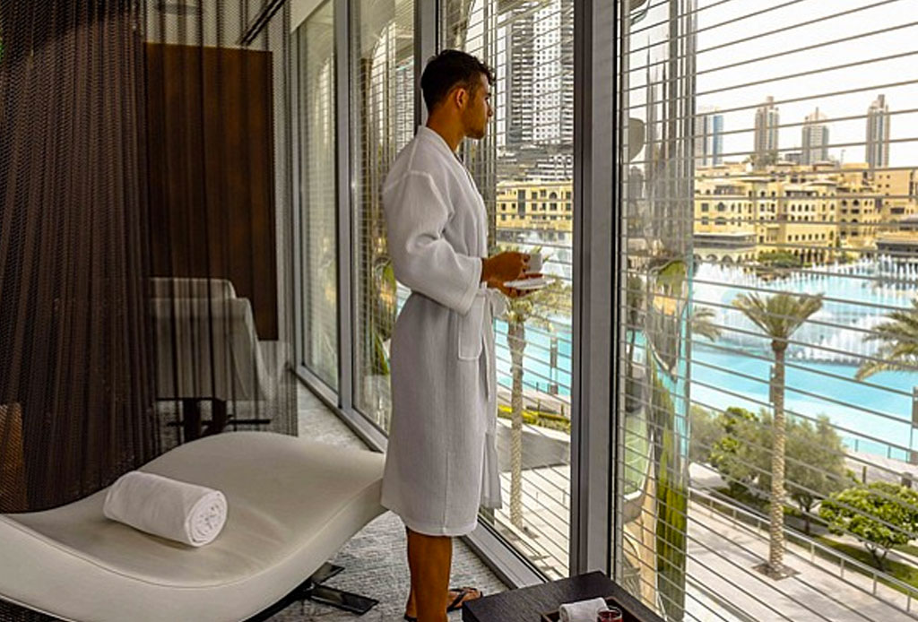 El Burj Khalifa ahora tiene tratamientos de spa para gentlemen