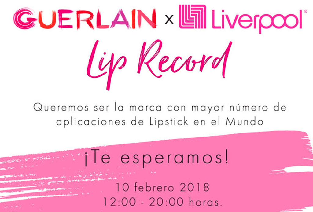 Guinness World Record Guerlain: labios pintados - guerlain-record
