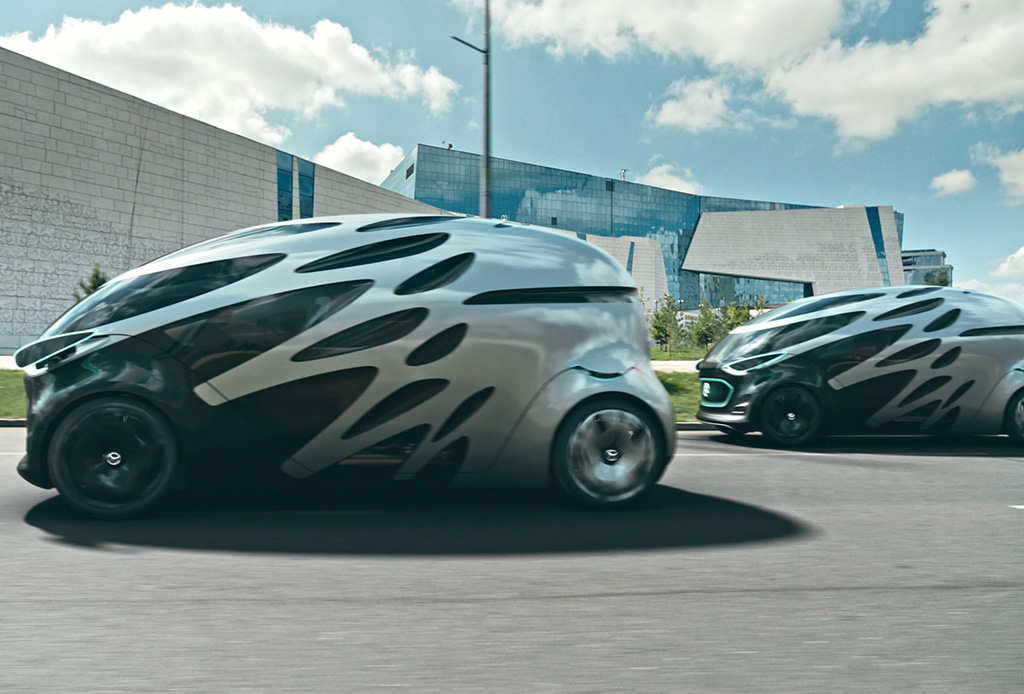 Mercedes-Benz presenta un concepto de automóvil que se convierte en una Van