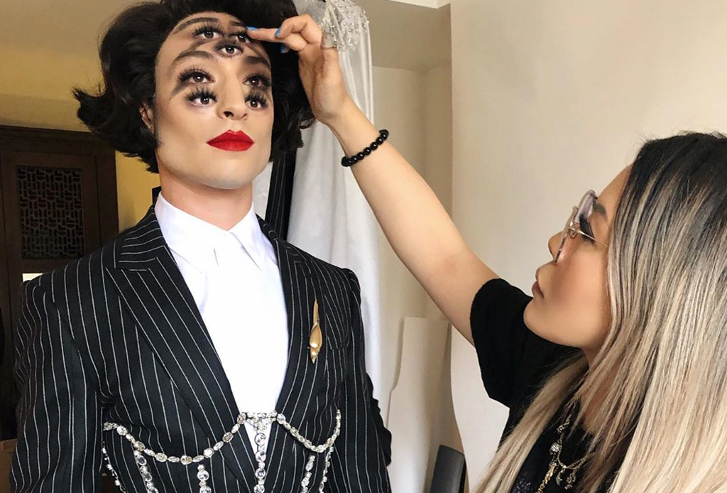 Conoce a la makeup artist detrás del look de Ezra Miller en la MET Gala 2019