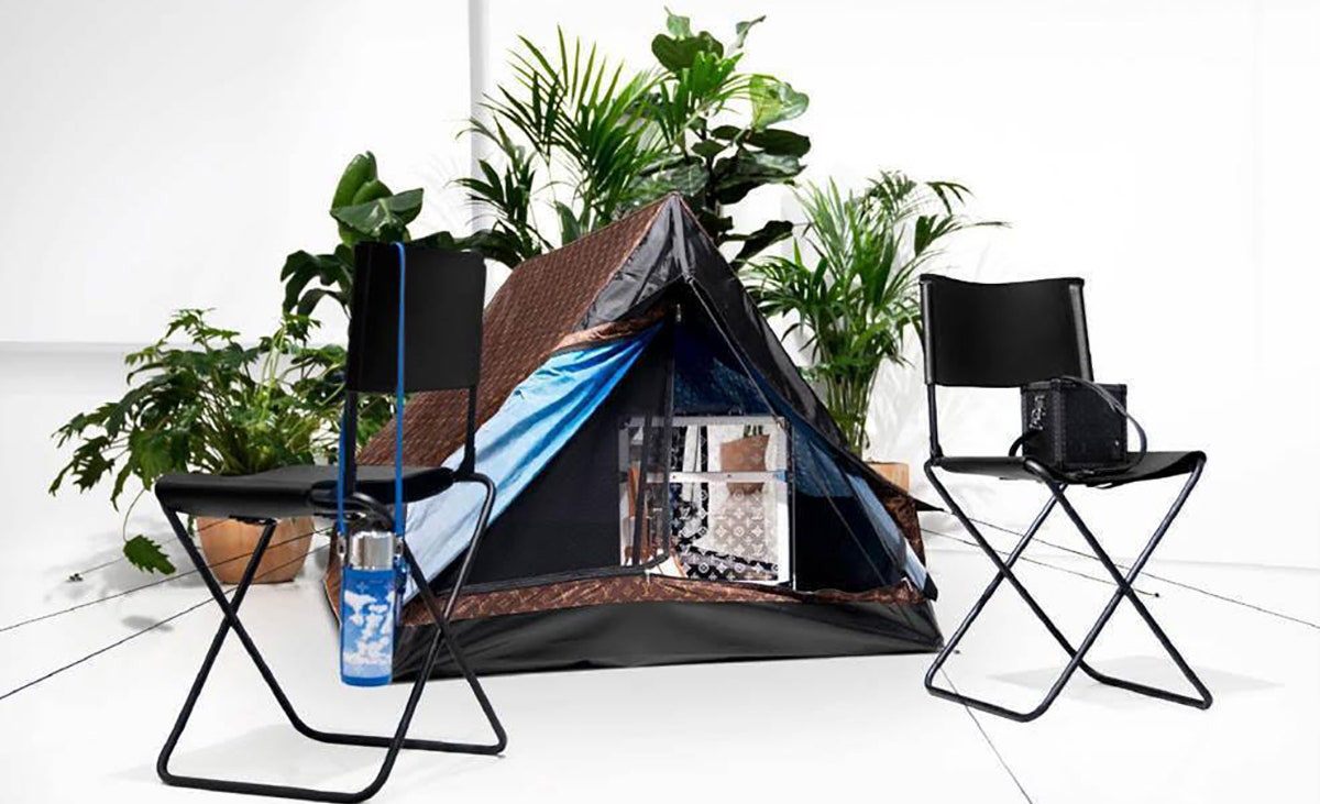 Acampa en tu jardín con la tienda de campaña de Louis Vuitton