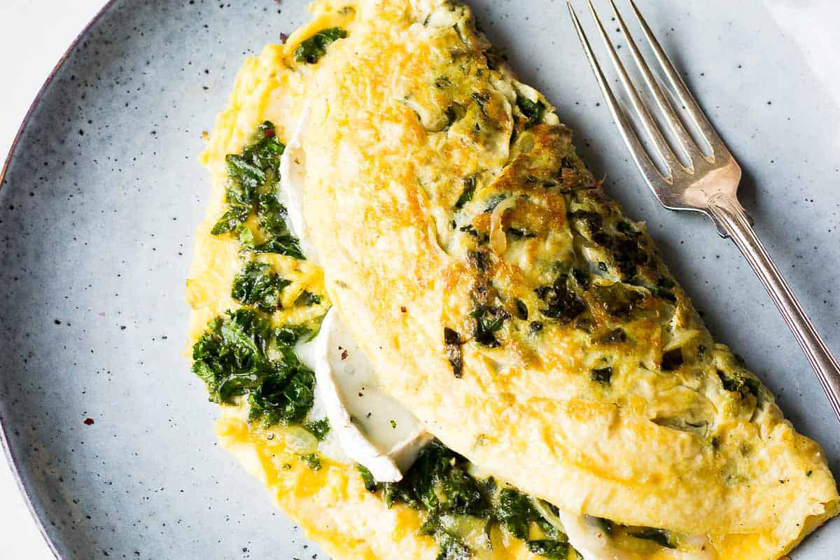 Recetas con kale para un desayuno fácil y saludable - omelette