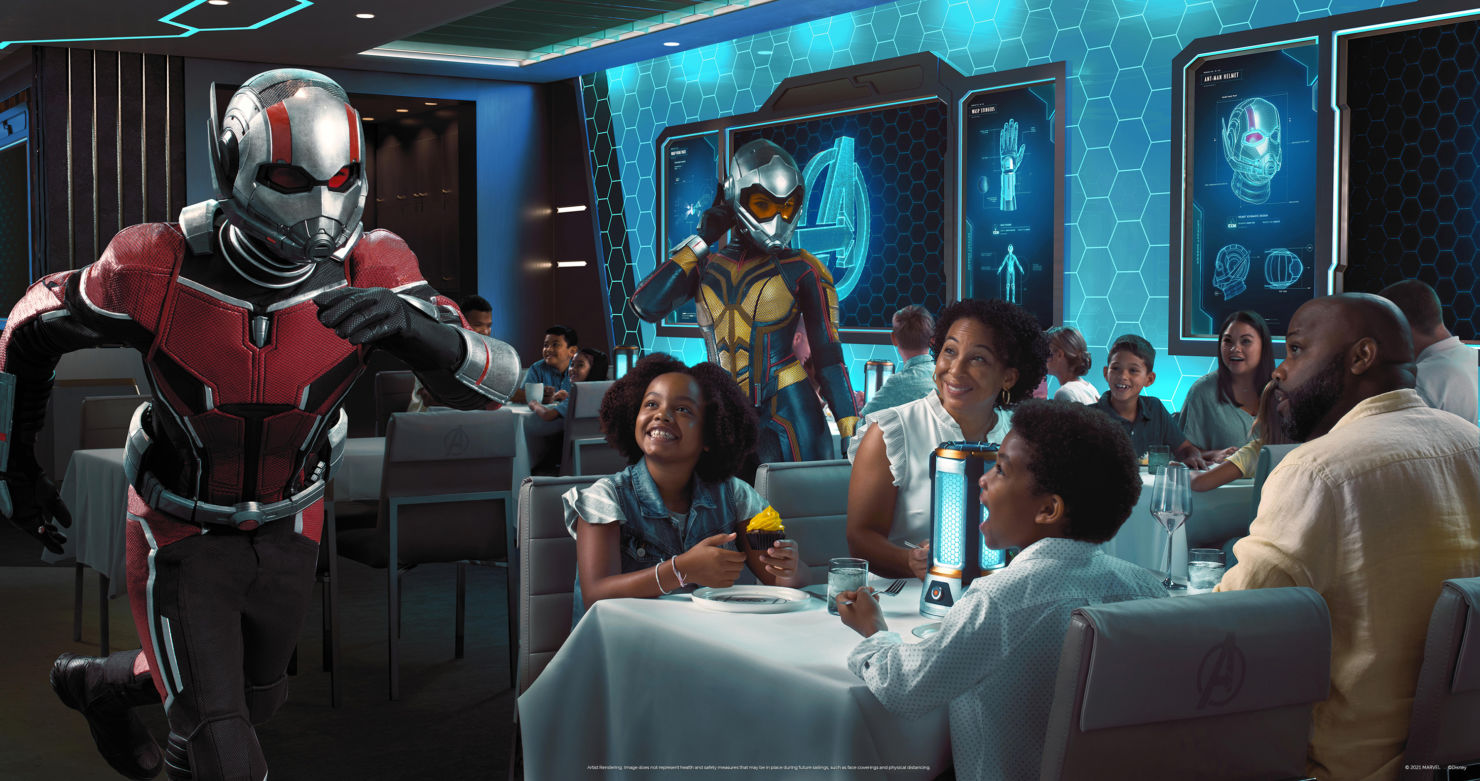 Así es el restaurante interactivo de Marvel en el Crucero de Disney