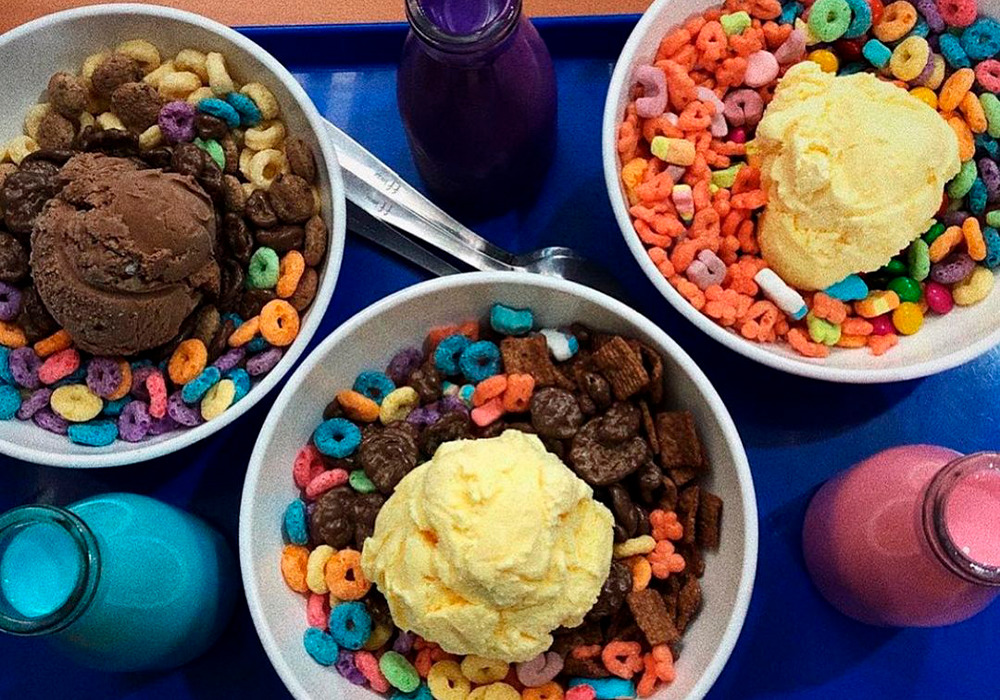 Cereal Bar deliciosos en CDMX: con leche de colores, helado y hasta waffles