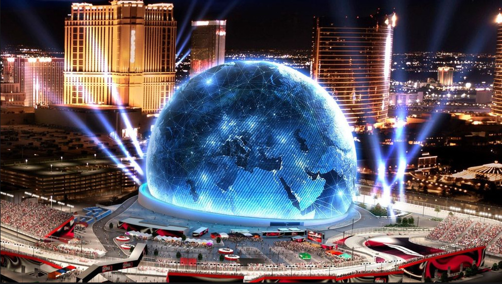 Así se ve por dentro The Sphere, la nueva atracción de Las Vegas