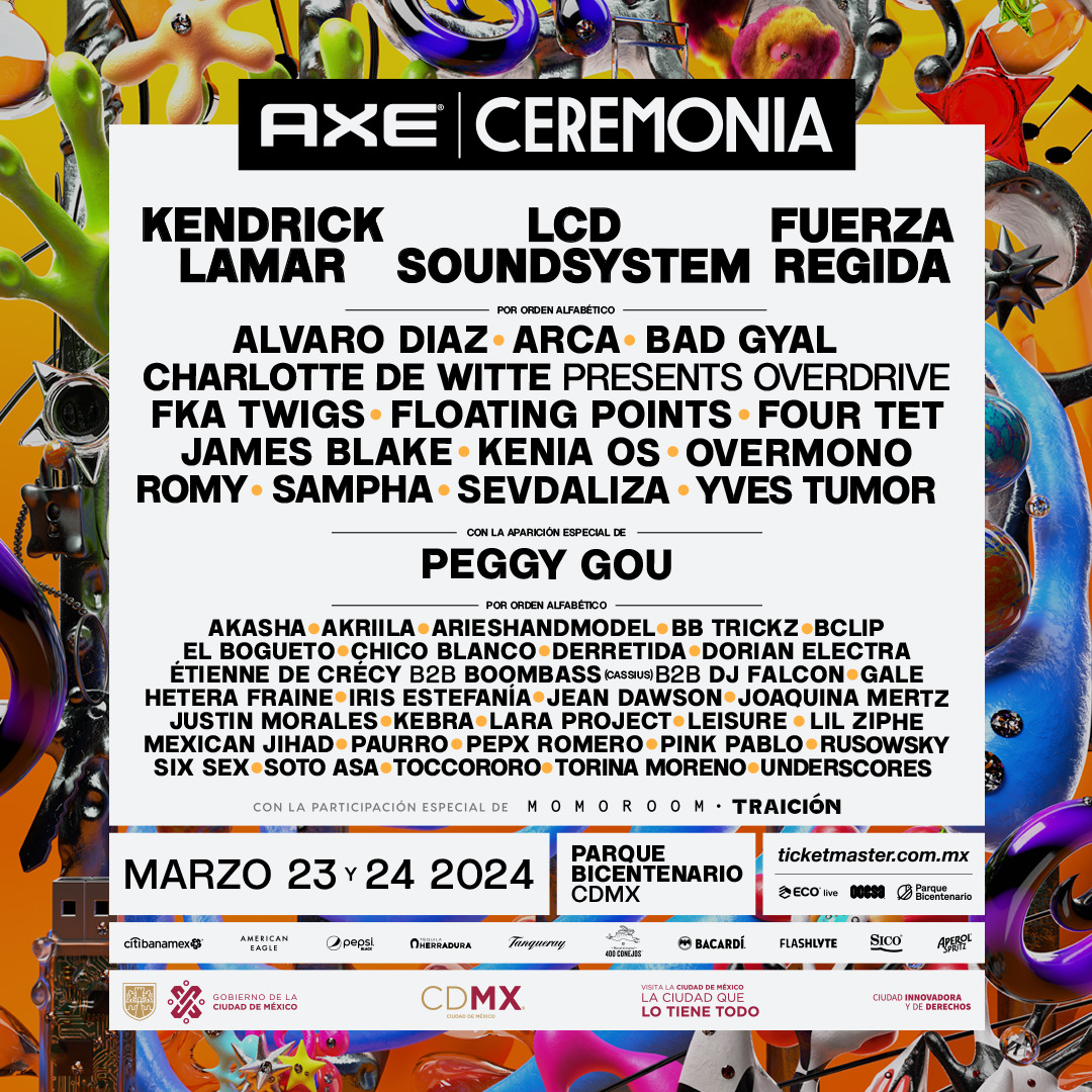 Hip-hop, corridos tumbados y más en AXE Ceremonia 2024