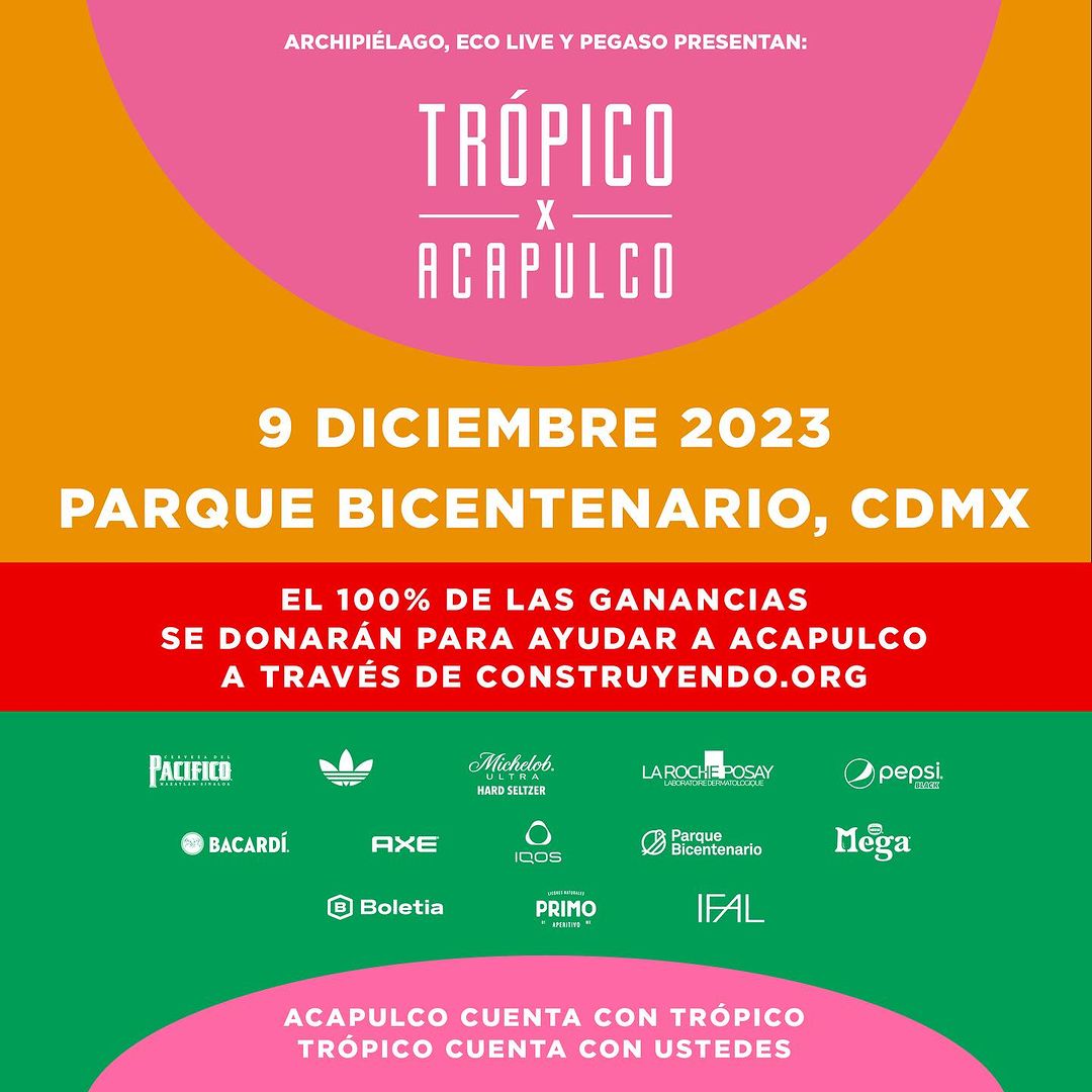 Trópico X Acapulco: El festival llega a la CDMX para apoyar al puerto de Acapulco